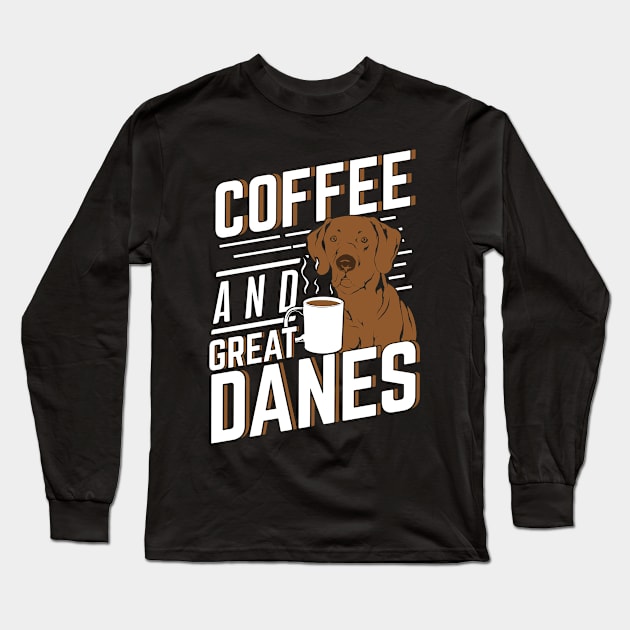 Great Dane German Mastiff Dog Owner Gift Long Sleeve T-Shirt by Dolde08